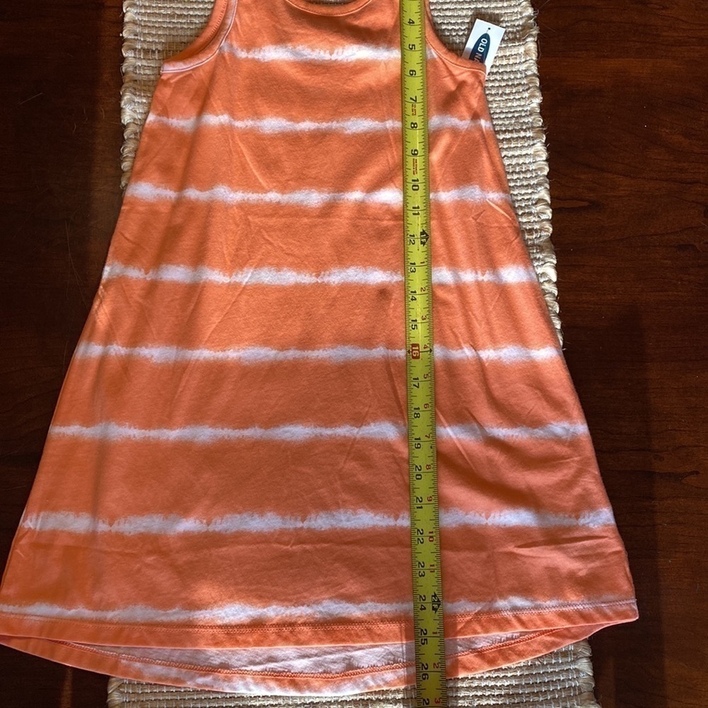 OLD Navy- Tye Dye Criss Cross Backed Dress- girls size 6/7 - Picture 4 of 5